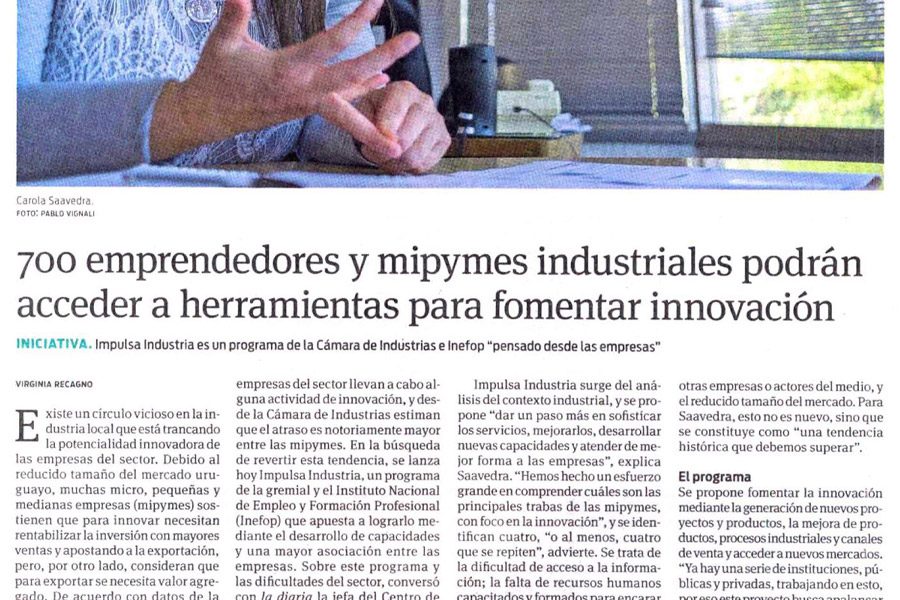 Nota en La Diaria